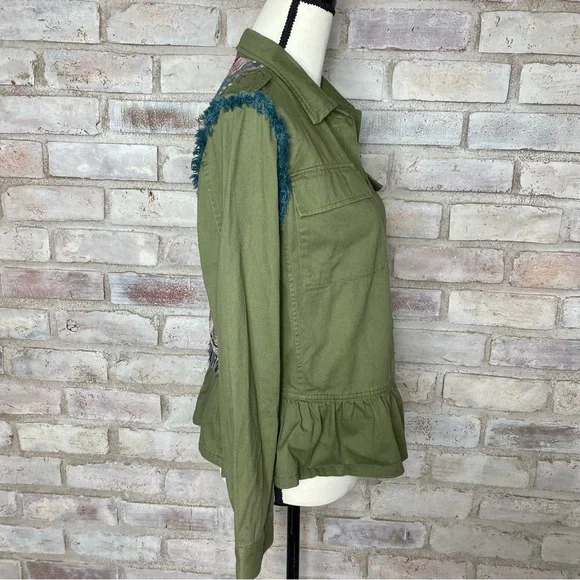 NWT Matilda Jane Olive Boho Jacket - Picture 5 of 11